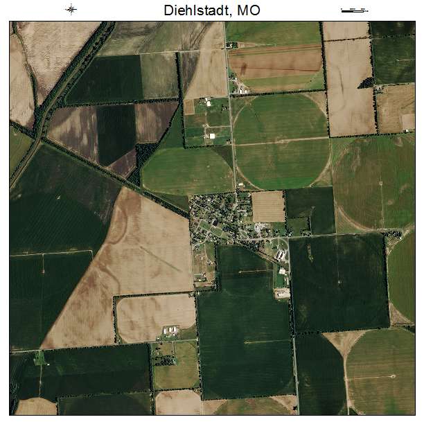 Diehlstadt, MO air photo map