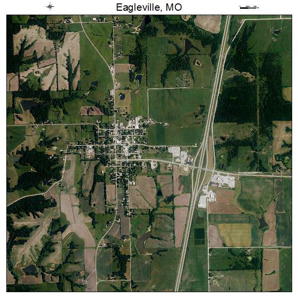 Eagleville, MO air photo map