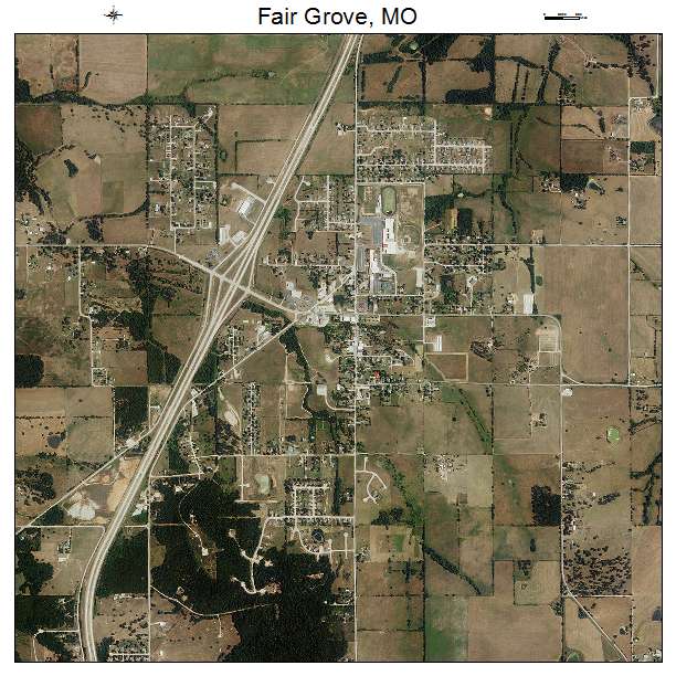Fair Grove, MO air photo map