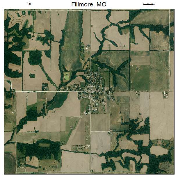 Fillmore, MO air photo map