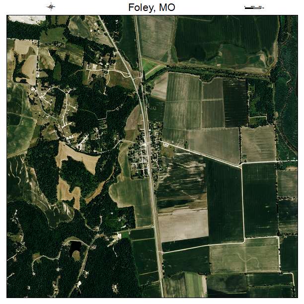 Foley, MO air photo map