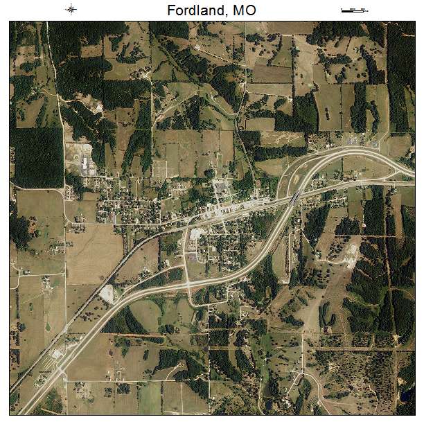 Fordland, MO air photo map