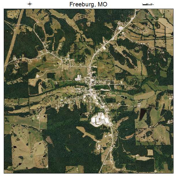 Freeburg, MO air photo map