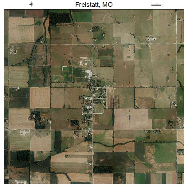 Freistatt, MO air photo map