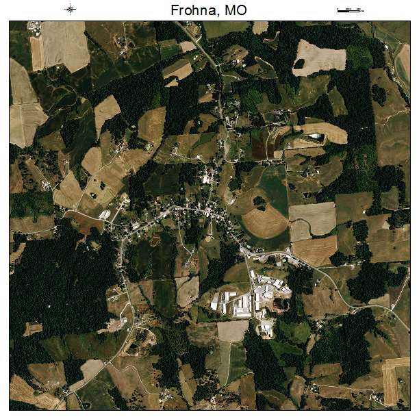 Frohna, MO air photo map