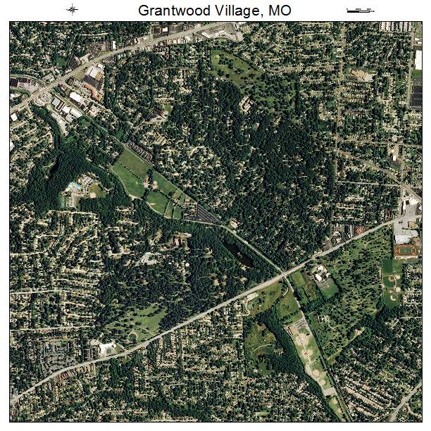 Grantwood Village, MO air photo map