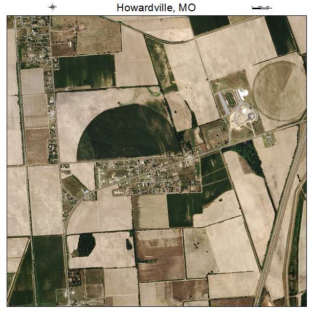 Howardville, MO air photo map
