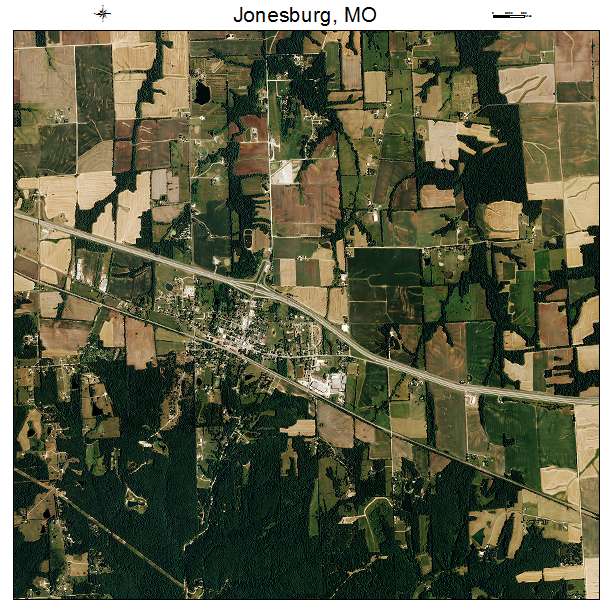 Jonesburg, MO air photo map