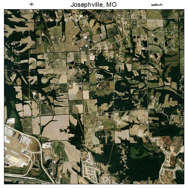 Josephville, MO air photo map