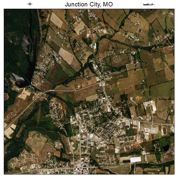 Junction City, MO air photo map