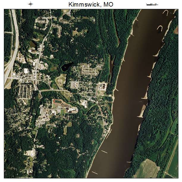 Kimmswick, MO air photo map