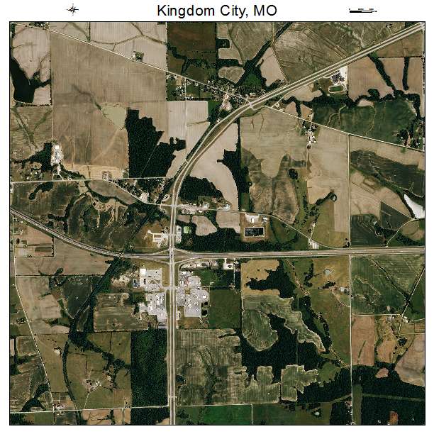 Kingdom City, MO air photo map