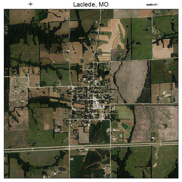 Laclede, MO air photo map