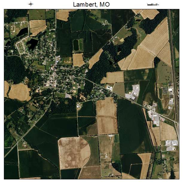 Lambert, MO air photo map