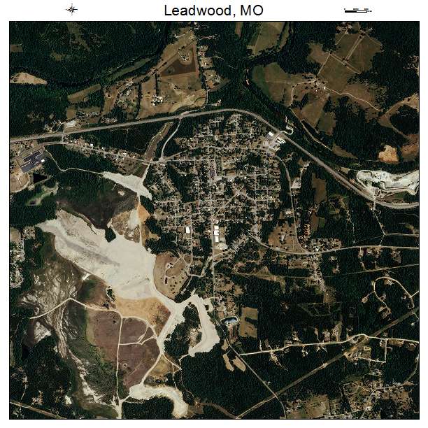 Leadwood, MO air photo map