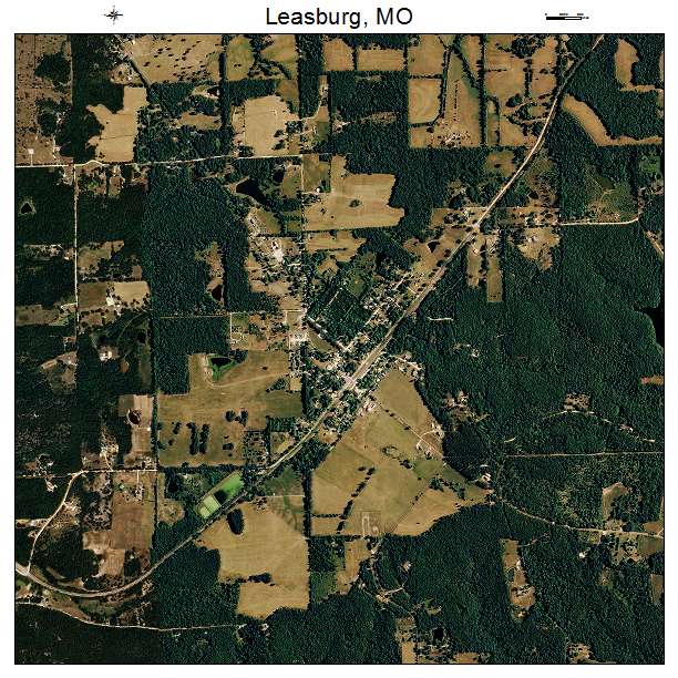 Leasburg, MO air photo map