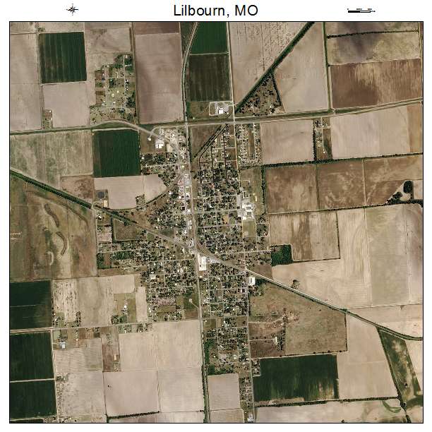 Lilbourn, MO air photo map