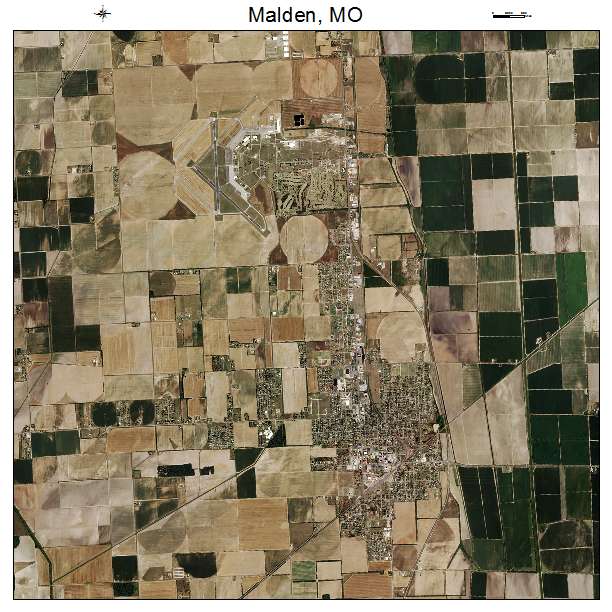 Malden, MO air photo map