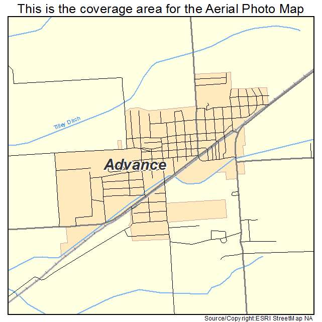 Advance, MO location map 