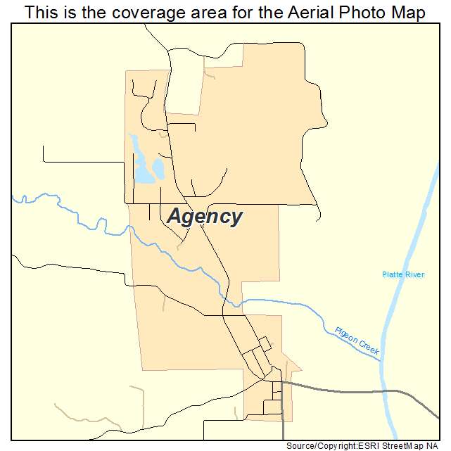 Agency, MO location map 