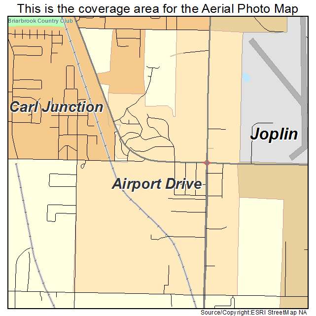 Airport Drive, MO location map 