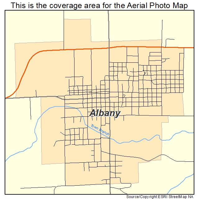 Albany, MO location map 