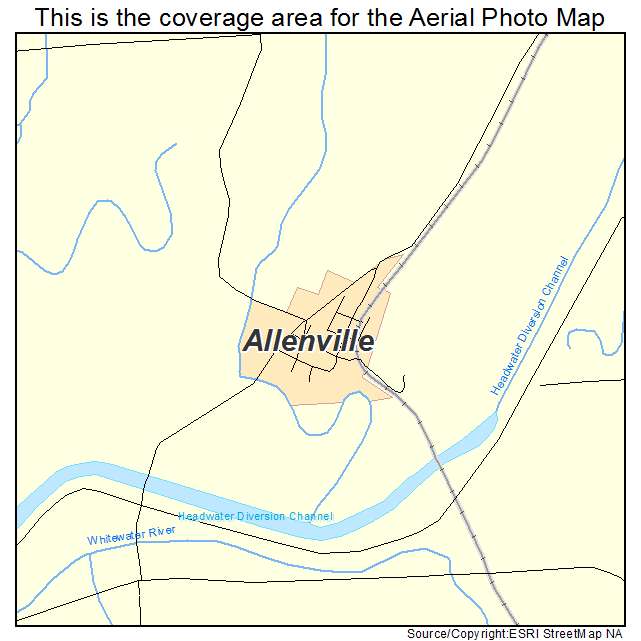 Allenville, MO location map 