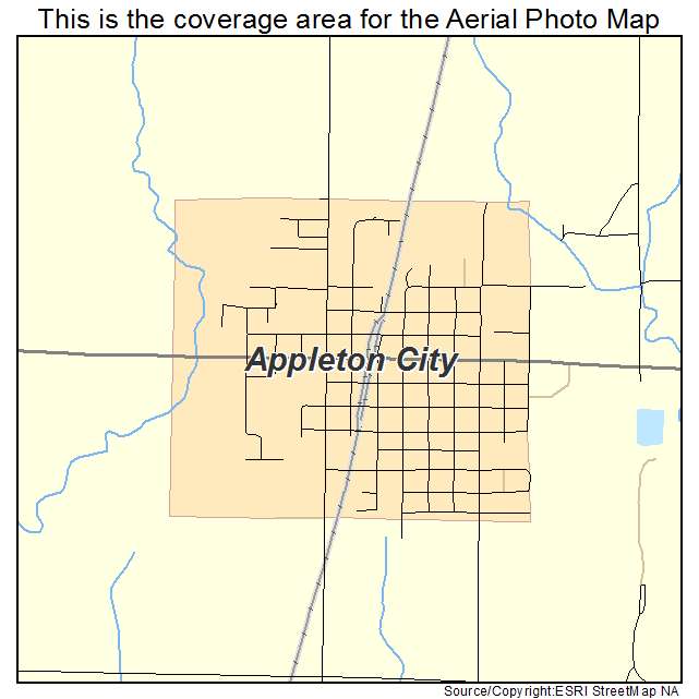 Appleton City, MO location map 