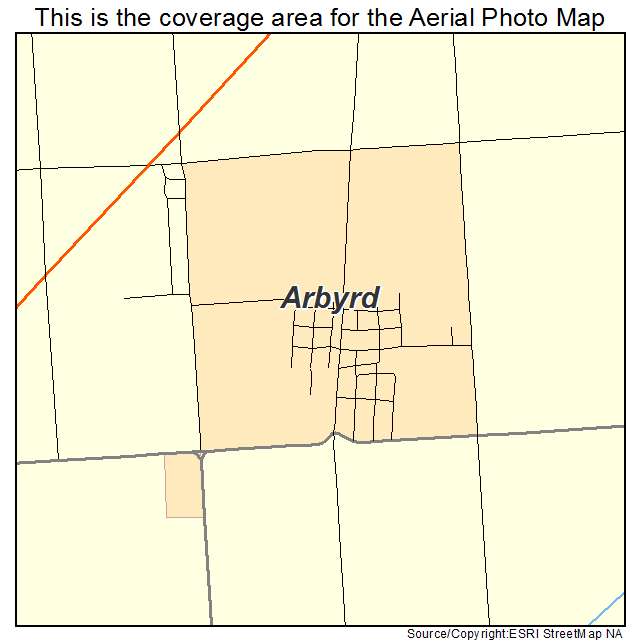 Arbyrd, MO location map 