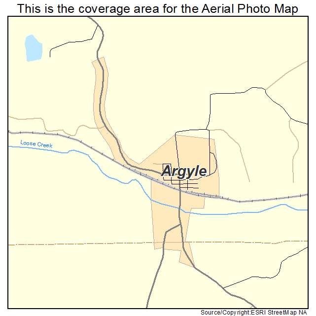 Argyle, MO location map 