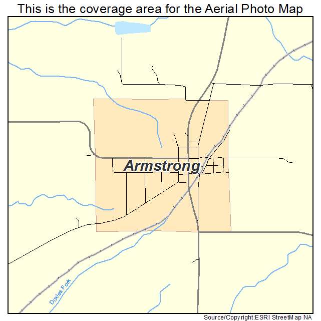 Armstrong, MO location map 