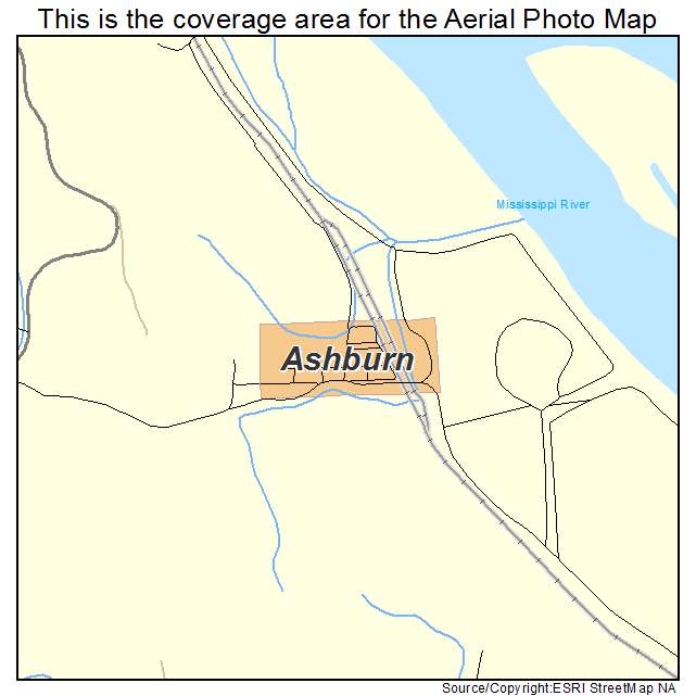 Ashburn, MO location map 