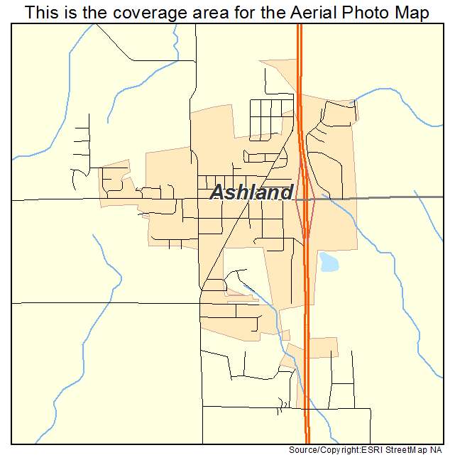Ashland, MO location map 
