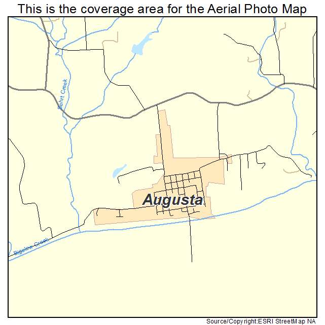 Augusta, MO location map 