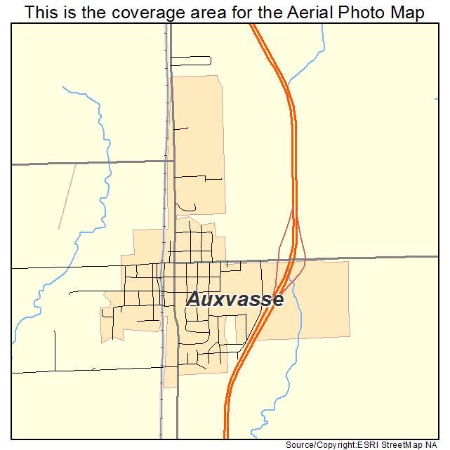 Auxvasse, MO location map 