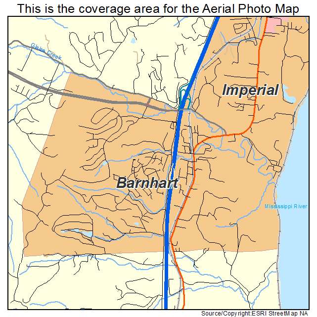 Barnhart, MO location map 