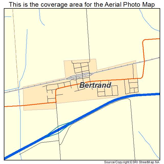 Bertrand, MO location map 