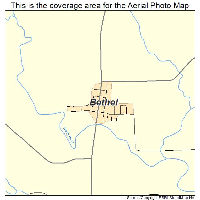 Bethel, MO location map 