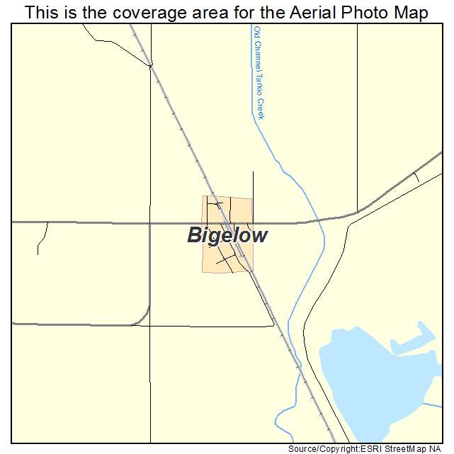 Bigelow, MO location map 
