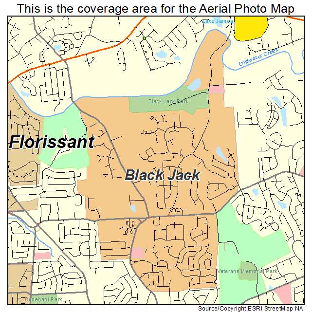 Black Jack, MO location map 