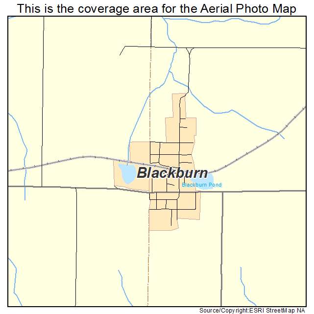 Blackburn, MO location map 