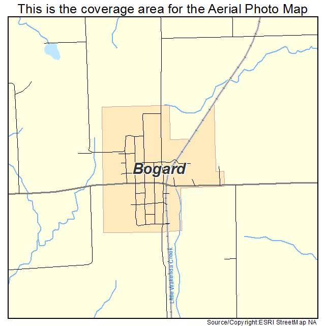 Bogard, MO location map 