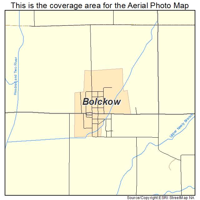 Bolckow, MO location map 