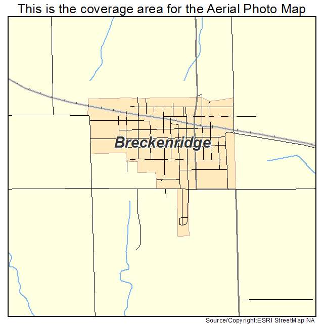 Breckenridge, MO location map 