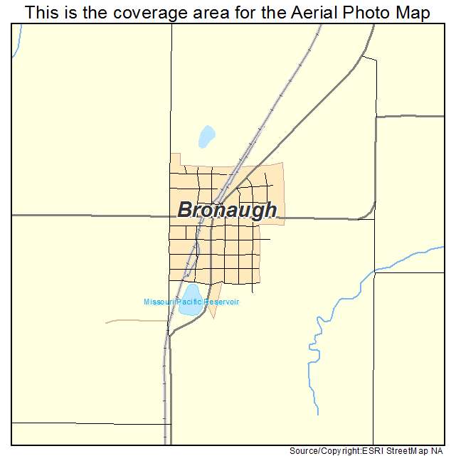 Bronaugh, MO location map 