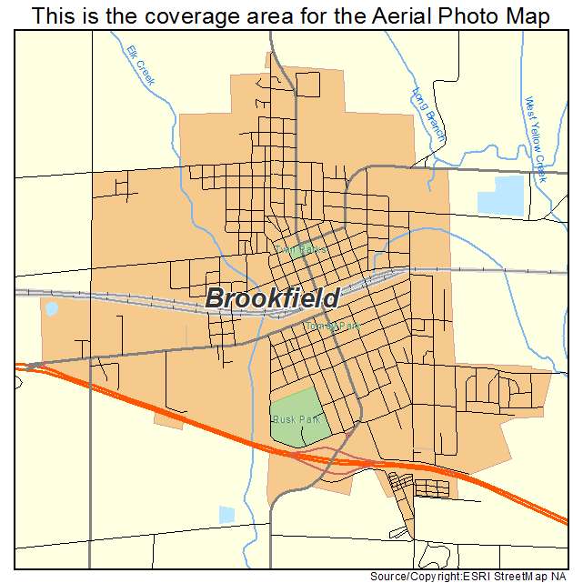 Brookfield, MO location map 