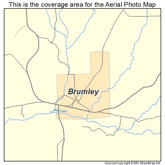 Brumley, MO location map 