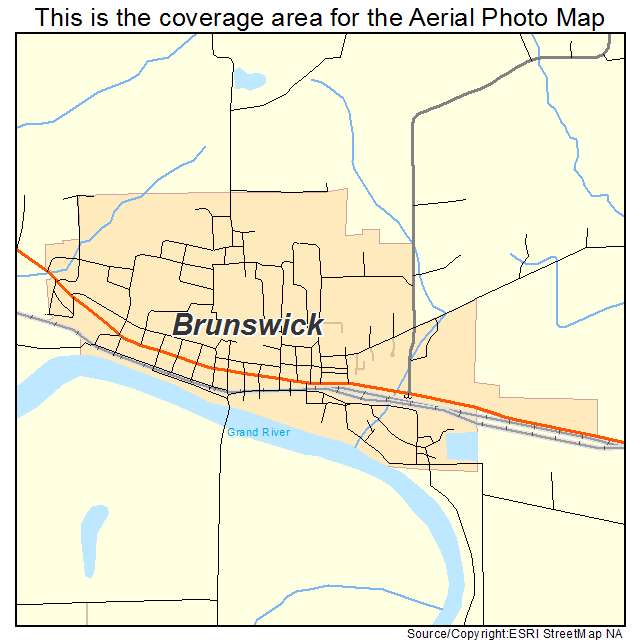 Brunswick, MO location map 