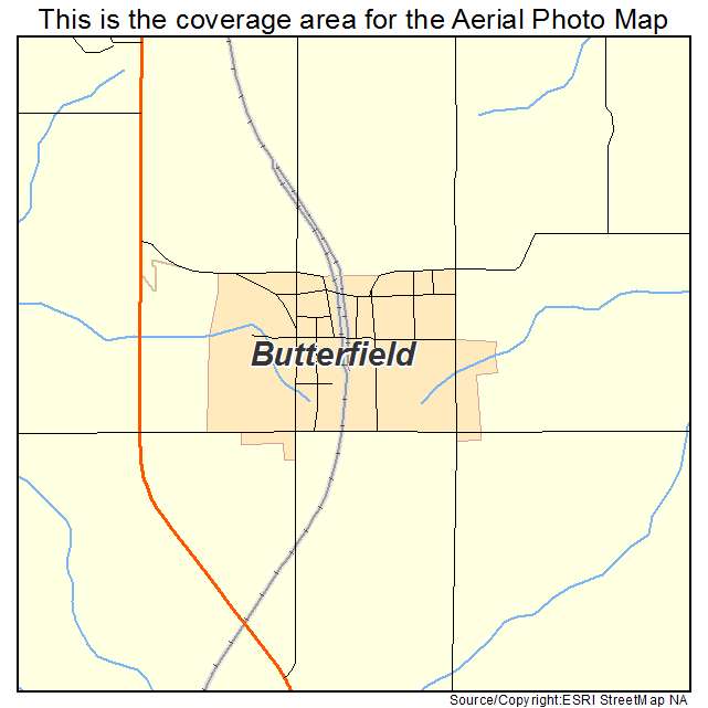 Butterfield, MO location map 