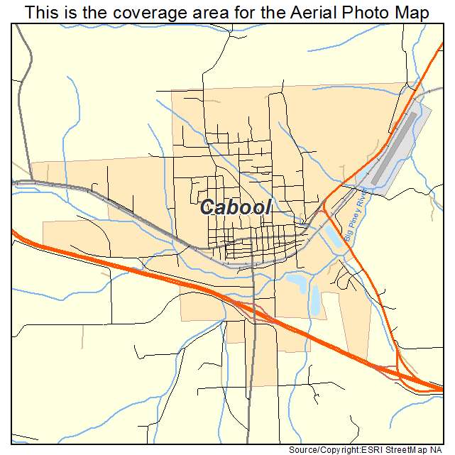 Cabool, MO location map 
